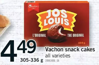 Fortinos Vachon snack cakes offer