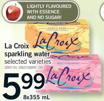 Fortinos La croix sparkling water offer