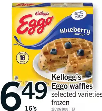 Fortinos Kellogg's eggo waffles offer
