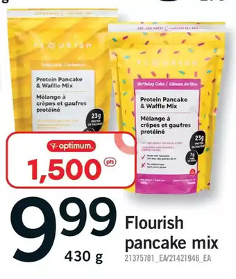 Fortinos Flourish pancake mix offer