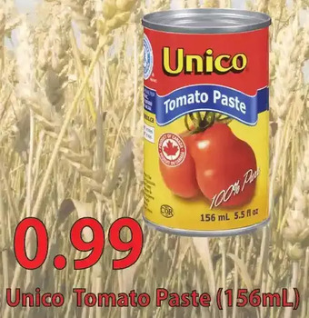 Fortinos Unico tomato paste offer