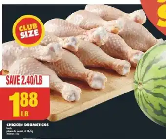 No Frills CHICKEN DRUMSTICKS per lb offer
