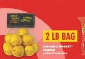 No Frills FARMER'S MARKET LEMONS 2 LB BAG offer
