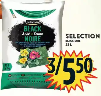 Marché Adonis Selection black soil offer