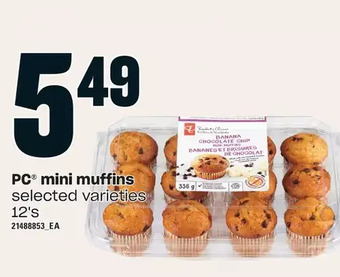 Loblaws Pc mini muffins offer