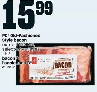 Valu-mart Pc old-fashioned style bacon offer