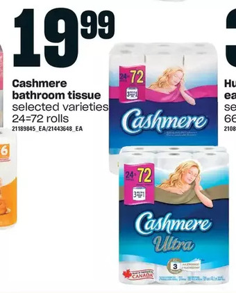 Loblaws Cashmere bathroom tissue offer