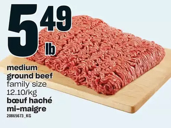 Valu-mart Medium ground beef offer