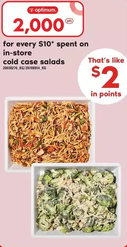 Loblaws In-store cold case salads offer