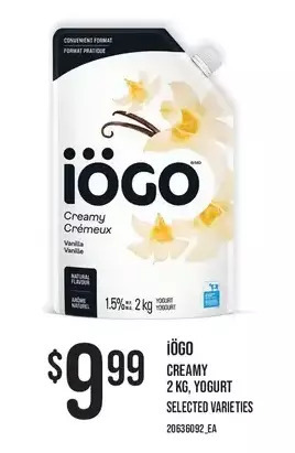 Loblaws Iögo creamy yogurt offer