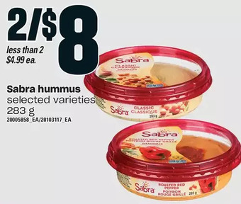 Loblaws Sabra hummus offer