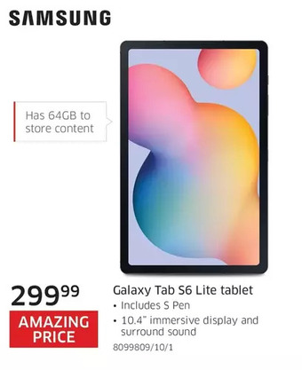 The Source Samsung galaxy tab s6 lite tablet offer