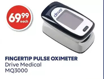 Wellwise by Shoppers Drive medical mq3000 fingertip pulse oximeter offer