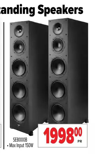 2001 Audio Video Paradigm floorstanding speakers offer