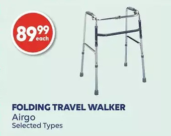 Wellwise by Shoppers Airgo folding travel walker offer