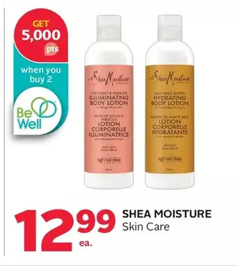 Rexall Shea moisture skin care offer