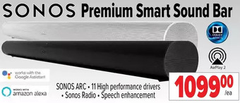 2001 Audio Video Sonos premium smart sound bar offer