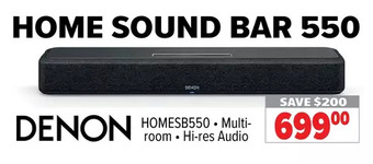 2001 Audio Video Home sound bar 550 offer