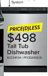 Leon's Frigidaire tall tub dishwasher offer