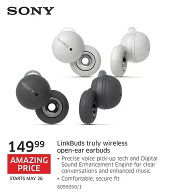 The Source Sony linkbuds truly wireless open-ear earbuds offer
