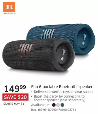 The Source Jbl flip 6 portable bluetooth speaker offer