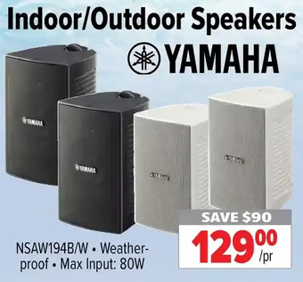 2001 Audio Video Yamaha indoor/outdoor speakers offer
