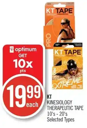 Shoppers Drug Mart Kt kinesiology therapeutic tape offer