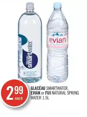 Shoppers Drug Mart Glacéau smartwater, evian or fiji natural spring water offer
