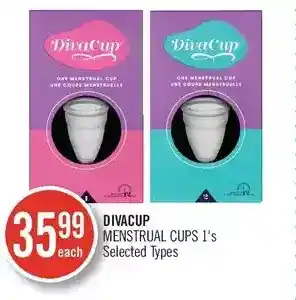 Shoppers Drug Mart Divacup menstrual cups offer