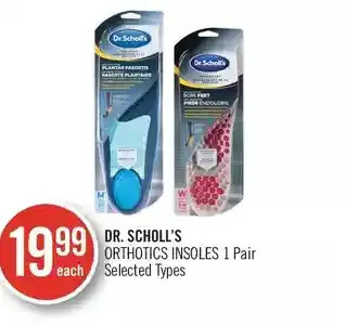 Shoppers Drug Mart Dr. scholl's orthotics insoles offer
