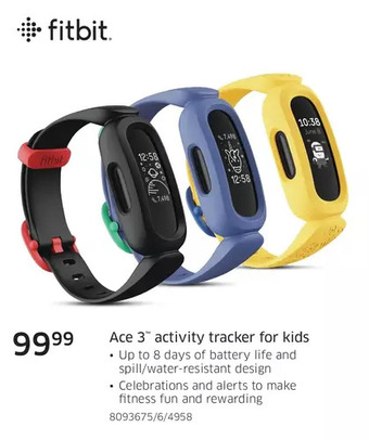 The Source Fitbit ace 3 activity tracker for kids offer