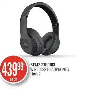 Shoppers Drug Mart Beats studio3 wireless headphones offer