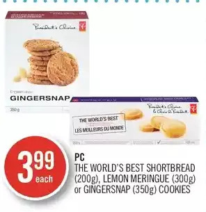 Shoppers Drug Mart Pc the world's best shortbread, lemon meringue or gingersnap cookies offer