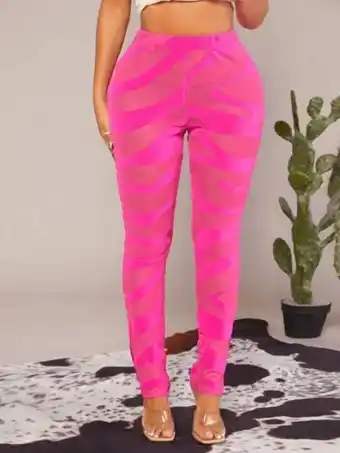 SheIn Shein sxy mesh insert leggings offer