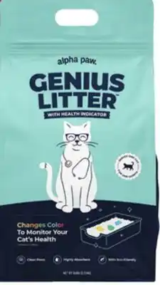 Petsmart Genius litter with health indicator crystal cat litter offer