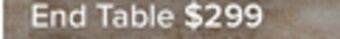 Leon's Natura end table - walnut offer