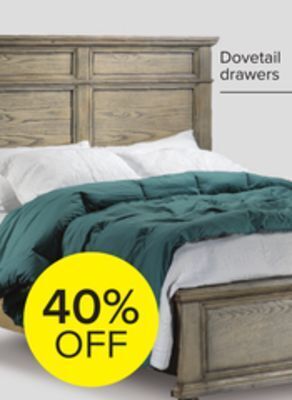 Leon's Emma 3-piece queen bed - oak offer