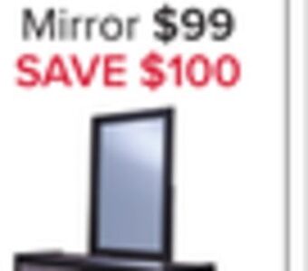 Leon's Terra mirror - grey offer