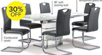 Leon's Danny 7-piece dining set offer