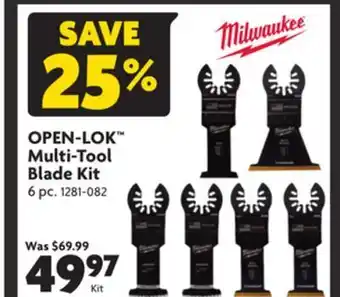 Home Hardware Open-lok™ multi-tool blade kit offer