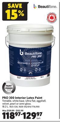 Home Hardware Pro 300 interior latex paint offer
