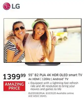 The Source Lg b2 pua 4k hdr oled smart tv offer
