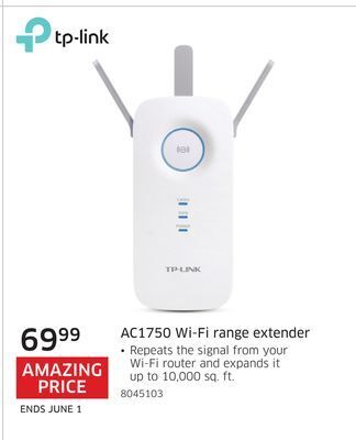 The Source Tp-link ac1750 wi-fi range extender offer