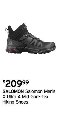Atmosphere Salomon men's x ultra 4 mid gore-tex hiking shoes offer
