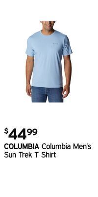 Atmosphere Columbia men's sun trek t shirt offer