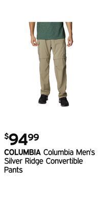 Atmosphere Columbia men's silver ridge convertible pants offer