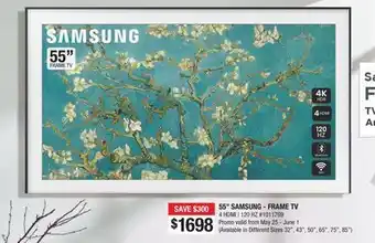Bad Boy Superstore 55 samsung - frame tv offer