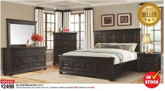 Bad Boy Superstore 6pc. king bedroom set offer
