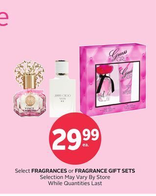 Rexall Select fragrances or fragrance gift sets offer