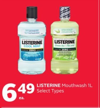 Rexall Listerine mouthwash offer